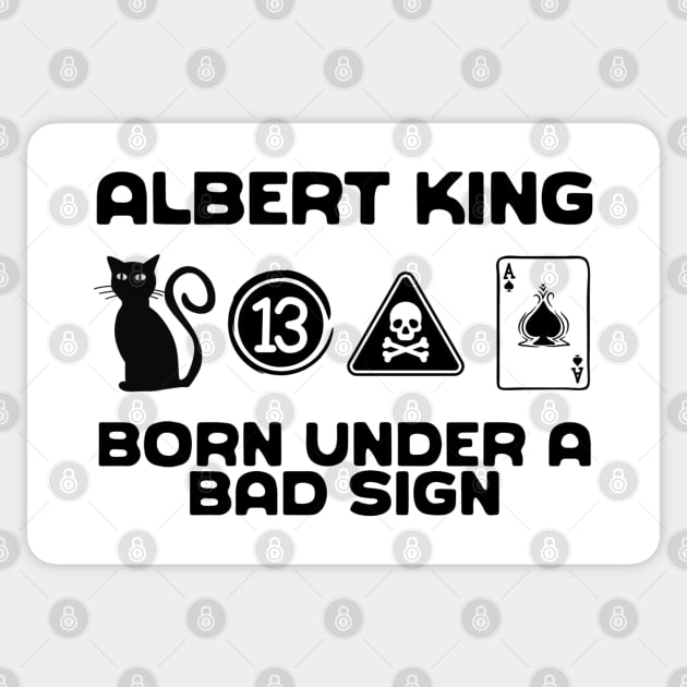 Born Under A Bad Sign Sticker by Timeless Chaos